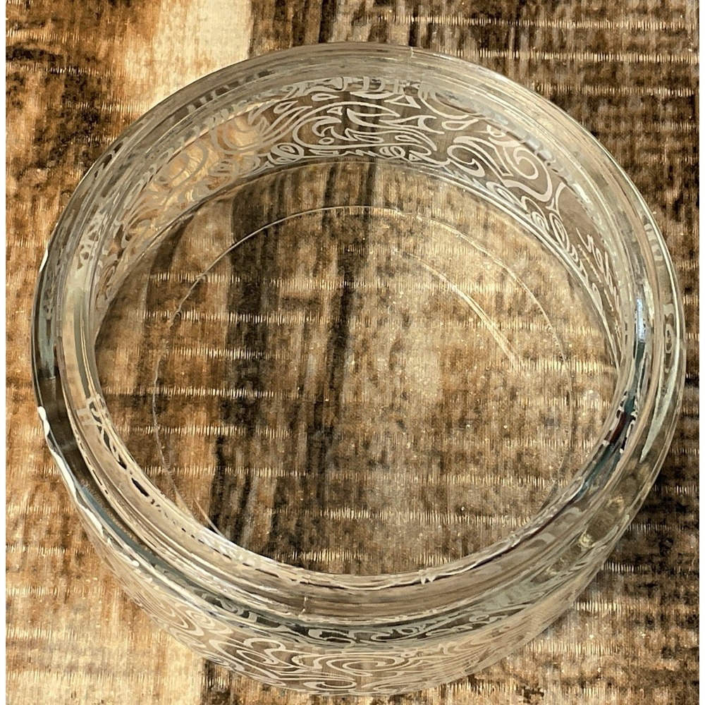 Vintage Lucien Lelong Face Powder Glass Jar Decorative Swirl Design 5oz - Picture 7 of 11